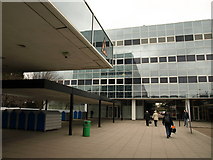 SP8438 : Buildings at Milton Keynes Central Station by Derek Harper
