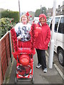 Comic Relief fundraisers on Lower Road