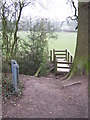 Footpath exit from Wythall Park