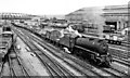 Up freight train on the York Goods Lines at York Yard South