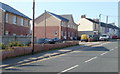 Newer and older houses, Tregwilym Road, Rogerstone