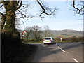 Road junction, near Flaxpool