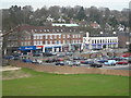 Reedham: parade of shops on the Brighton Road, seen from the station