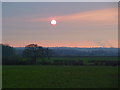 Sunset over Ashley, Cheshire