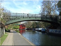 TQ2883 : Bridge carrying Broad Walk over Regents Canal by David Smith