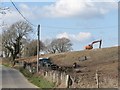 Land improvement alongside the Islandmoyle Road