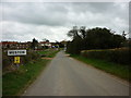 Entering Westow, North Yorkshire