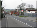 Smithy Bridge level crossing from the road