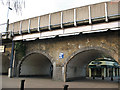 TQ3875 : Railway arches at Lewisham station by Stephen Craven