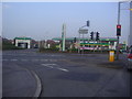 Petrol station on corner of School Road and Kingston Road