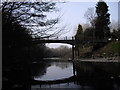 Footbridge across the Taff, Gwaelod-y-garth