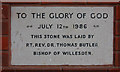 St Stephen Church Centre - Foundation stone