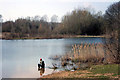 Angler at Radley Lakes