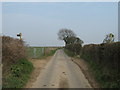 Footpath crosses Roman Road