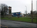 York Road at Seacroft Hospital with the Coastliner heading for Leeds