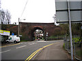 Whyteleafe:  Railway bridge over Hillbury Road