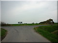 Church Lane joins the A161, Kings Causeway