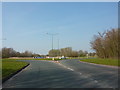 Approaching roundabout on Whiteledge Road