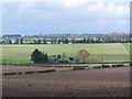 View across fields from Ashley