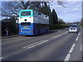 Bus stop on the A25 Bletchingley