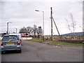 Waiting for a train at Blackford Level Crossing