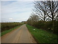 Kirton Road towards Kirton in Lindsey