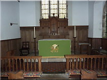 SD6994 : The Parish Church of St Mark, Cautley, Altar by Alexander P Kapp
