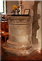 St Nicholas, Sturry - Font