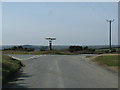 Granite base to the signpost on Treslea Downs