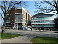 Looking across East Park Terrace towards Solent University