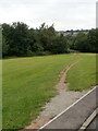 Track from Faraday Close, Newport to disused canal