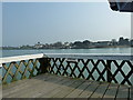 Looking from the end of the pier back to Yarmouth