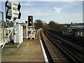 View down the line from West Norwood station