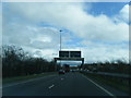 A55 sign gantry west of Ewloe Green