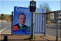 J3873 : Election poster, Belfast (9) by Albert Bridge