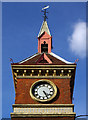 Upper part of clock tower, Richmond town centre