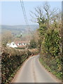 Lane from Llandevaud to the A48