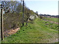 Footpath to the A12 Wickham Market Bypass