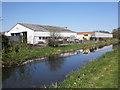 Truck service depot, alongside the Bridgwater Canal