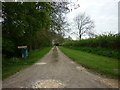 The way to Field House Farm, North Owersby