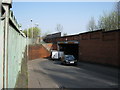 Railway bridge over South Street prior to it joining Whessoe Road