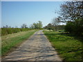 Cow Lane heading towards Glentworth