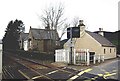 Gartly level crossing and former station building