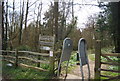 TQ8011 : Entrance to Old Roar Gill and Coronation Wood Local Nature Reserve by N Chadwick