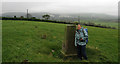 Field with trig point south-west of Lewes