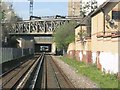 District Line overbridge, Docklands Light Railway