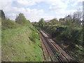 Railway cutting between Northfleet and Gravesend