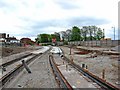 Manchester Metrolink construction between Munday Street and Merrill Street, Manchester