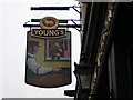 Thornton Heath: The Railway Telegraph pub, detail of sign