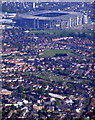 Hounslow and Twickenham Stadium from the air